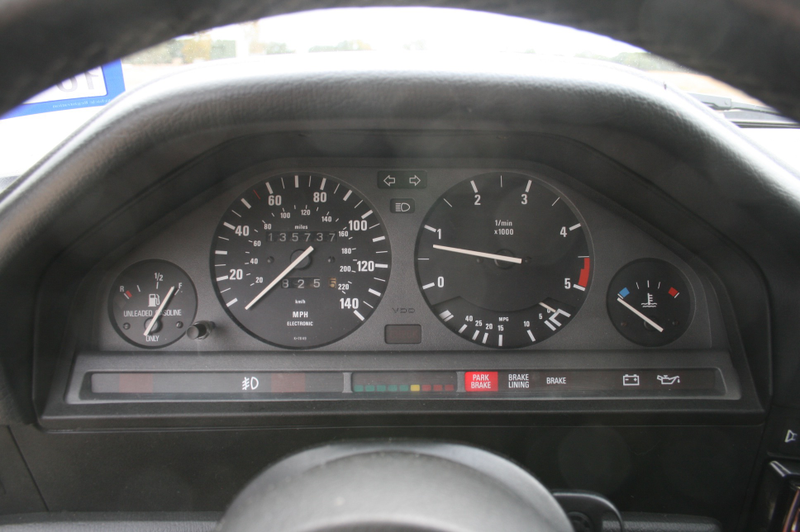 What an unusual tachometer.